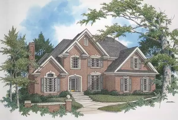 image of 2 story country house plan 6320